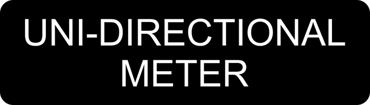 LB-310367-131 - 1x3.5, Black/White, Decal